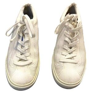 Rothy's The Lace Up - Off White Sneakers. Size 6